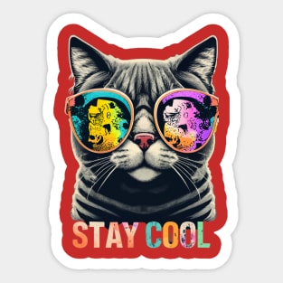 stay cool Sticker